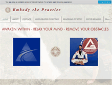 Tablet Screenshot of embodythepractice.com